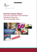 Exercise Cygnus Report: Tier One Command Post Exercise Pandemic Influenza – 18 to 20 October 2016